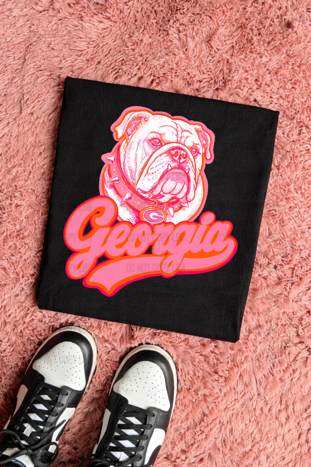 GA PINK & ORANGE DTF TRANSFER