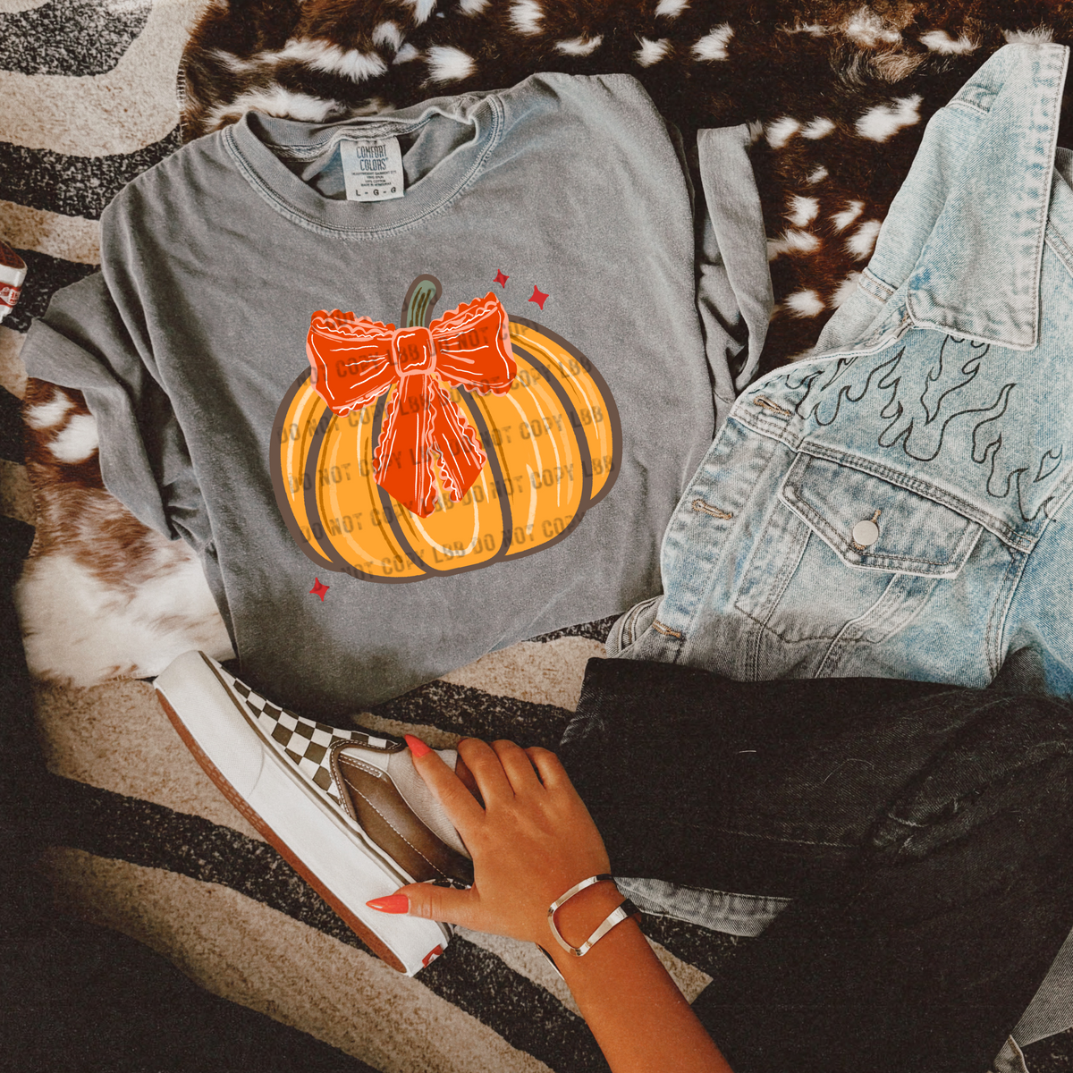 Fall pumpkin DTF TRANSFER