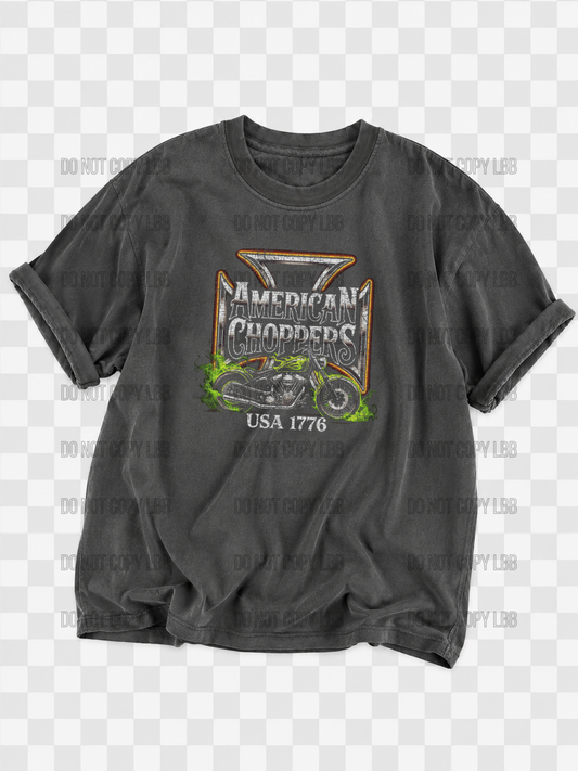 Chop green USA DTF TRANSFER *dark color shirt only