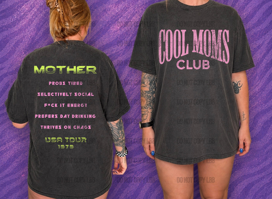 Cool moms club bundle DTF TRANSFER