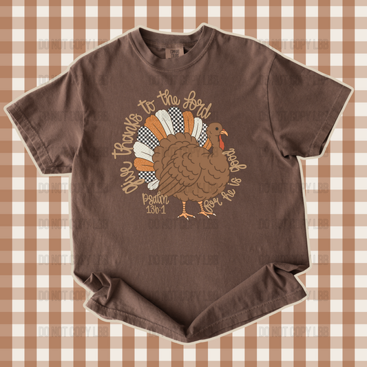 Funky turkey DTF TRANSFER