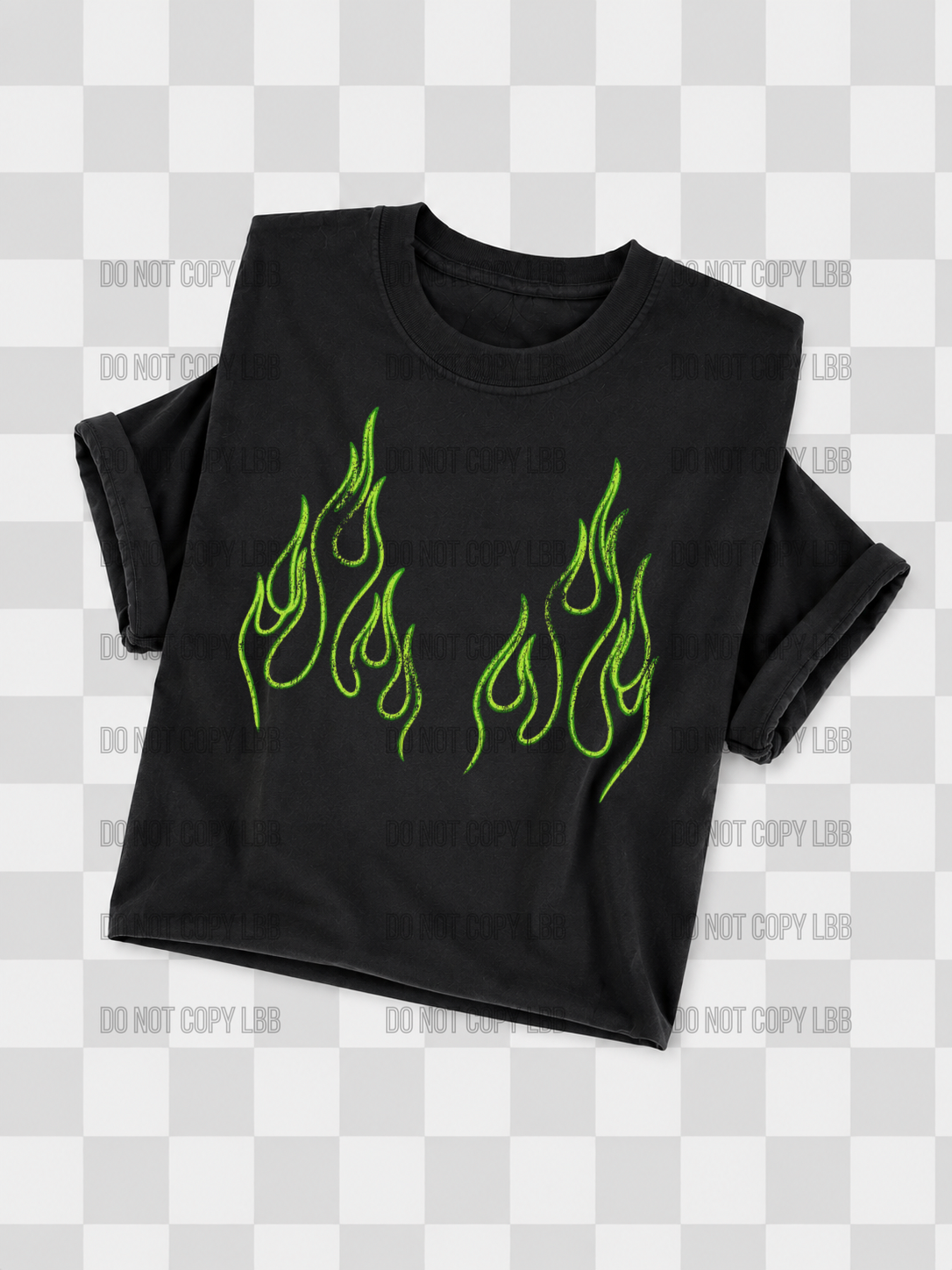 Twin flame DTF TRANSFER *dark color shirt only