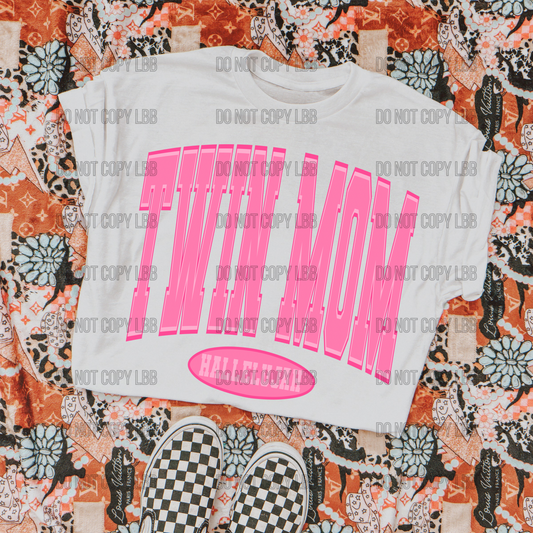 Pink twin mom hallelujah DTF TRANSFER