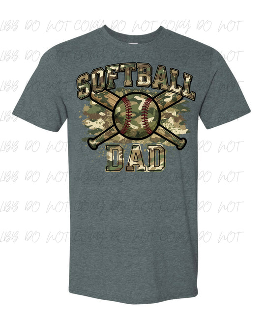 Softball Dad DTF TRANSFER