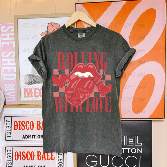 Rolling with love DTF TRANSFER