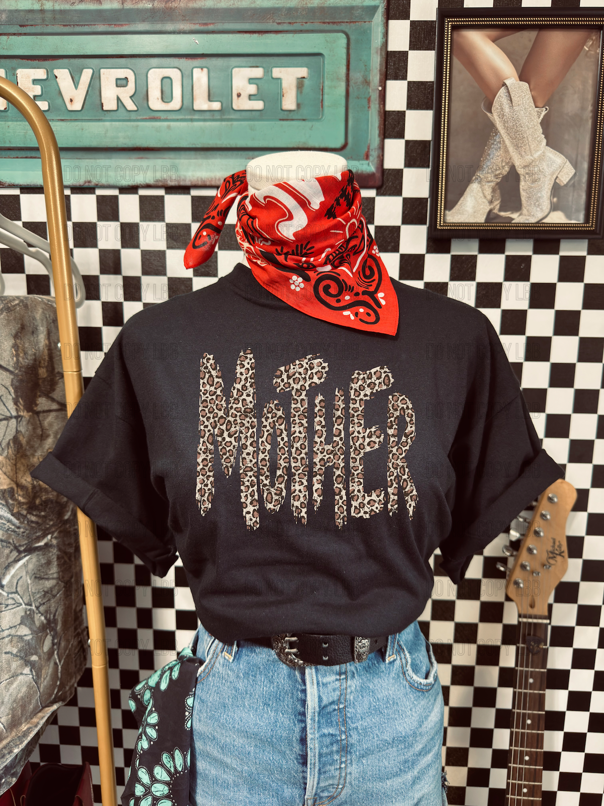 Mother light animal print DTF TRANSFER