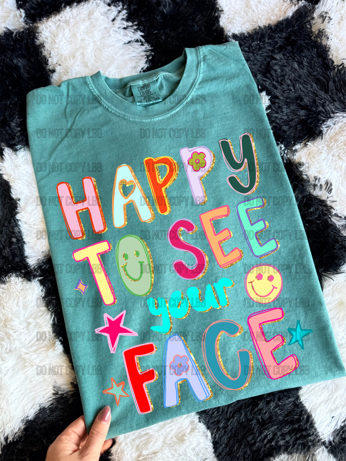 Happy to see your face DTF TRANSFER