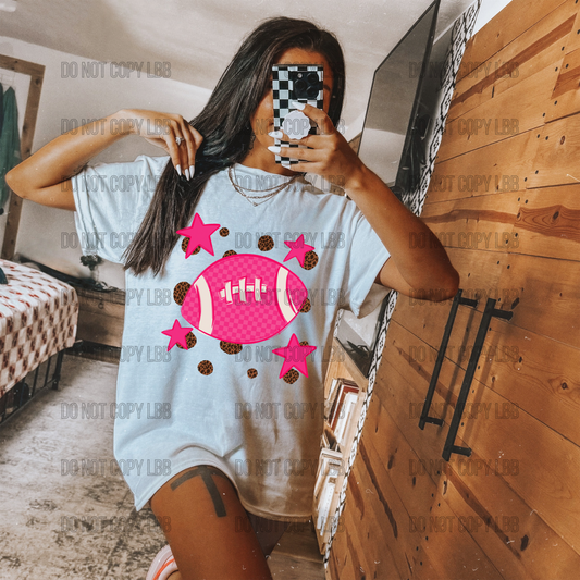 Pink football TSHIRT