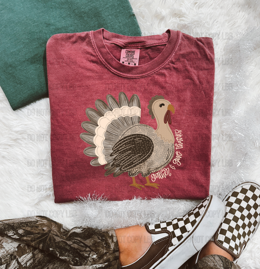 Gather and give thanks DTF TRANSFER
