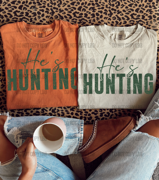 He’s hunting DTF TRANSFER