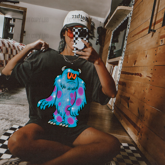 Blue monster DTF TRANSFER