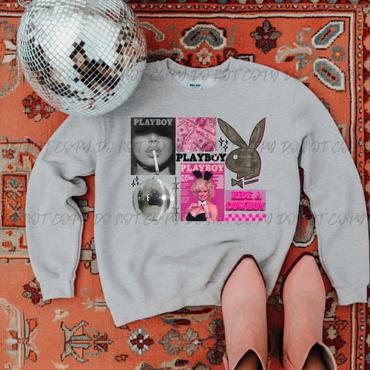 Playboy Collage DTF Transfer