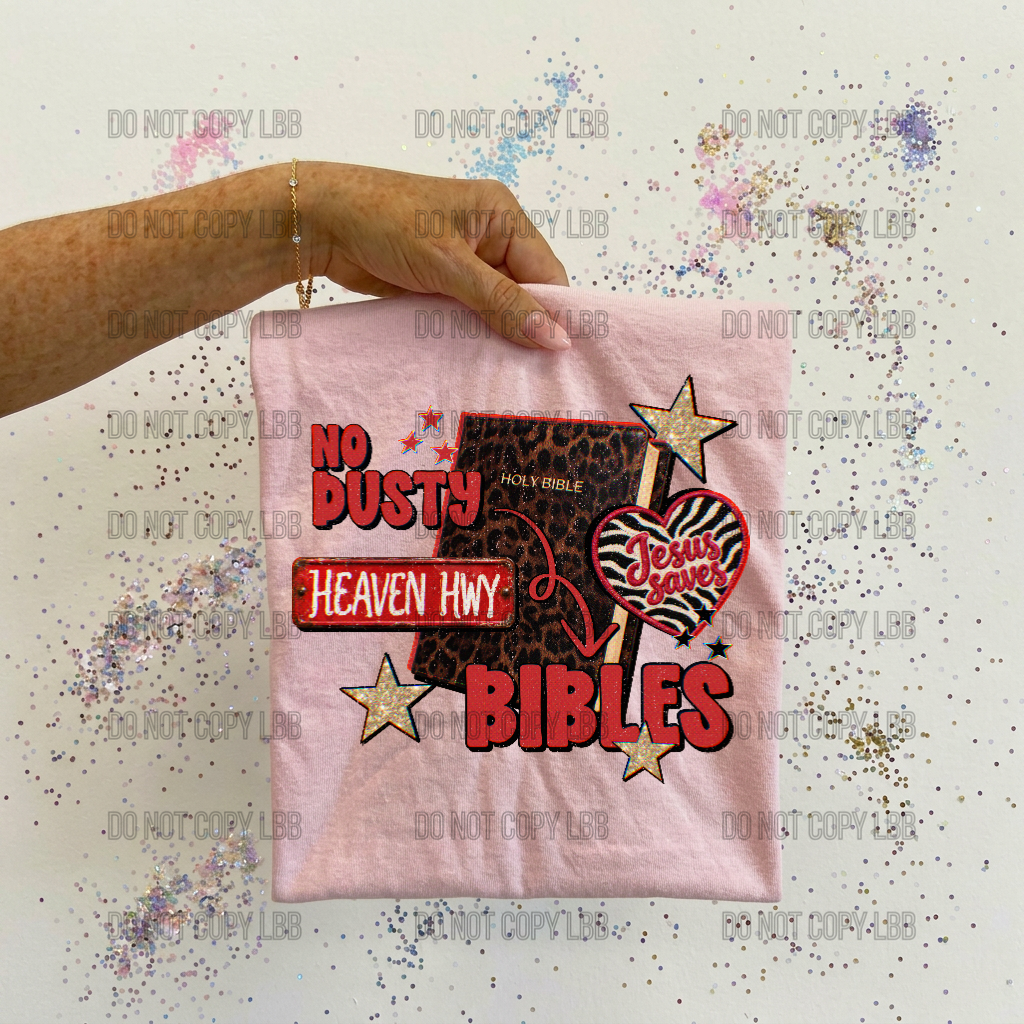No dusty bibles DTF TRANSFER