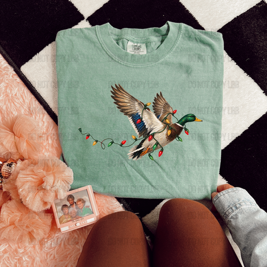 Christmas bird DTF TRANSFER
