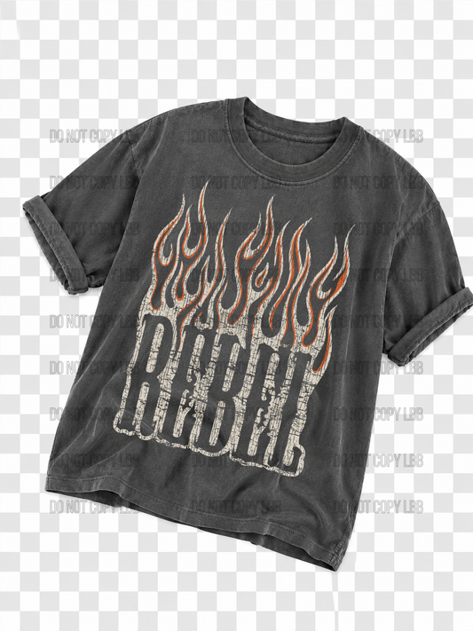 Rebel DTF TRANSFER *dark color shirt only