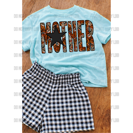 Mother duck print DTF TRANSFER