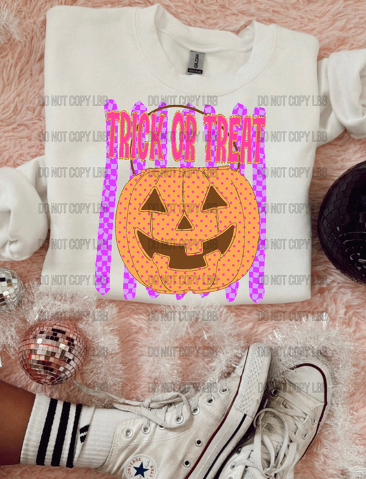 Trick or treat DTF TRANSFER