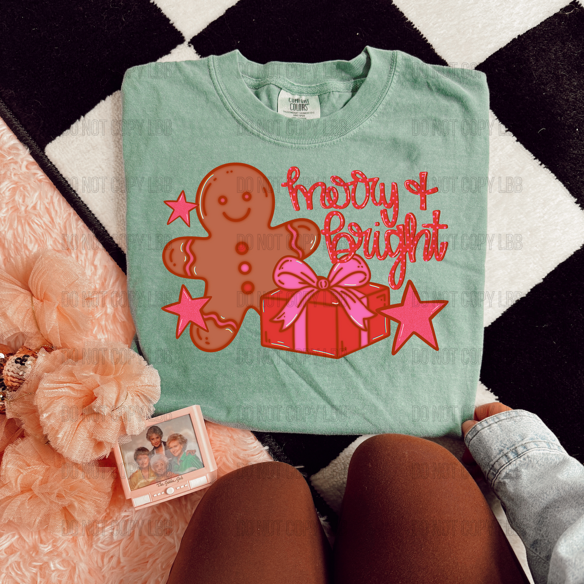 Merry & bright DTF TRANSFER