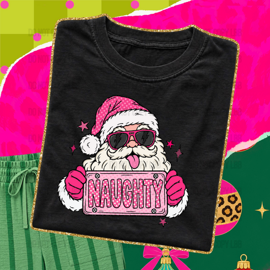 Naughty Santa DTF TRANSFER