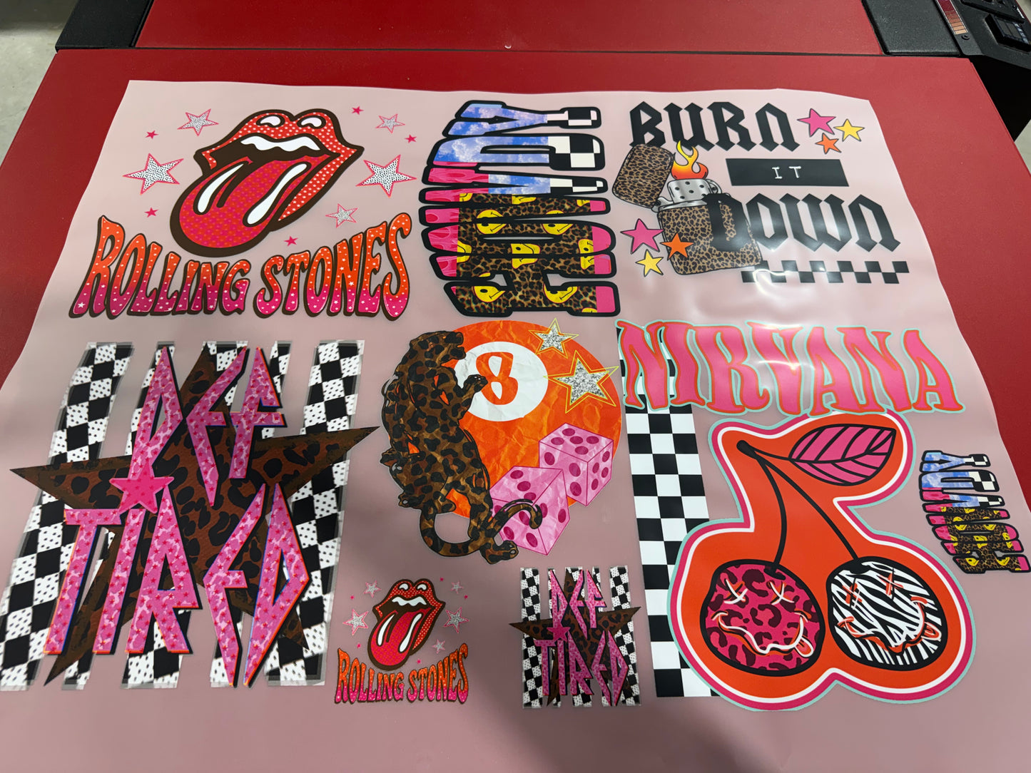 30”x24” Good Vibes PREMADE DTF GANGSHEET