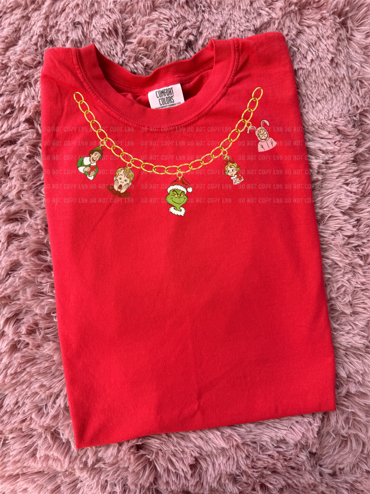 Christmas necklace DTF TRANSFER