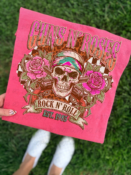 Guns Nnnn Roses DTF TRANSFER