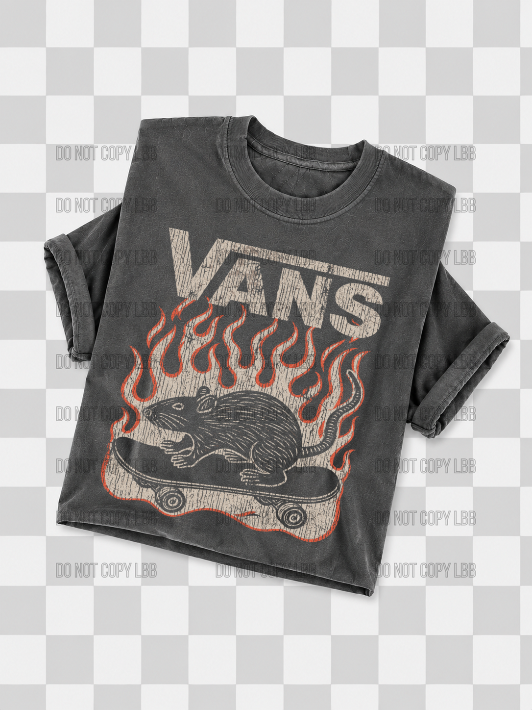 V@nsss DTF TRANSFER *dark color shirt only