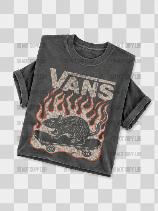 V@nsss DTF TRANSFER *dark color shirt only