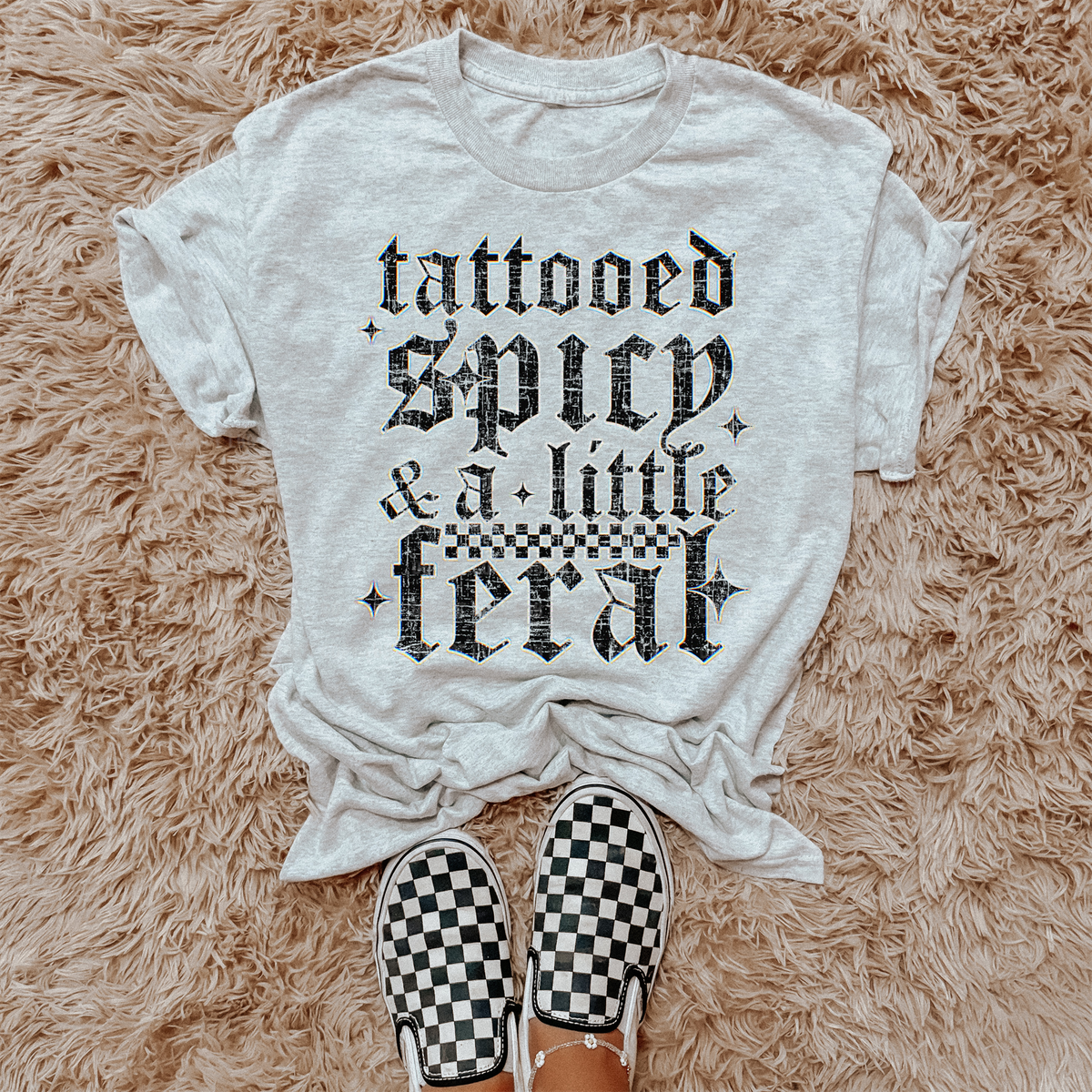 Tattooed spicy DTF TRANSFER