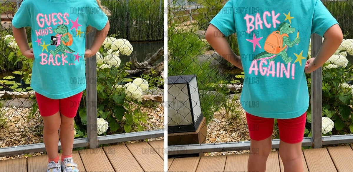 Guess whose back front + back