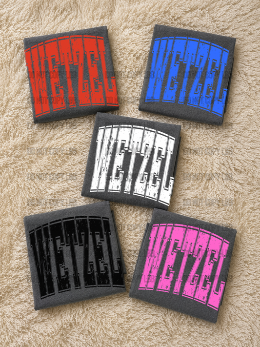 Wetz BLACK DTF TRANSFER