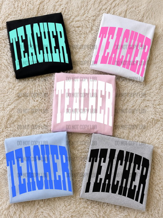 Teacher BLACK DTF TRANSFER