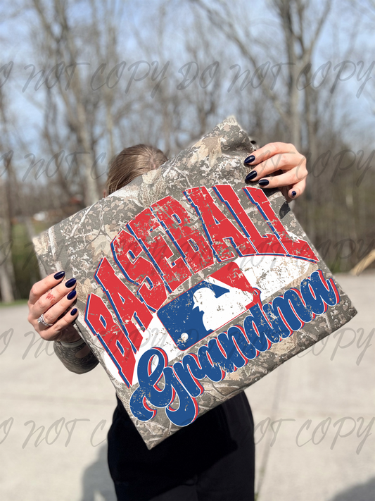 Baseball grandma DTF TRANSFER