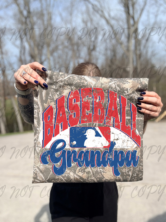 Baseball grandpa DTF TRANSFER