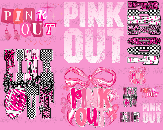30x24 Pink Out premade gangsheet