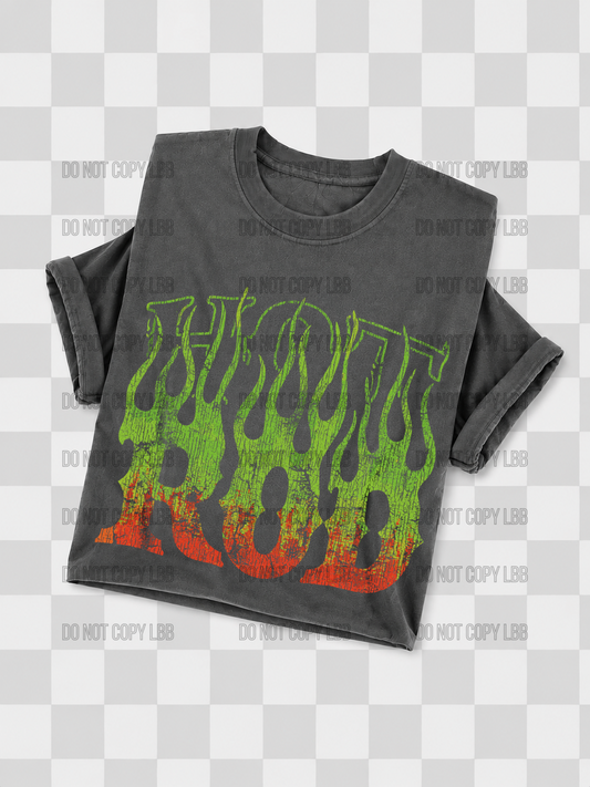 Hot rod DTF TRANSFER *dark color shirt only