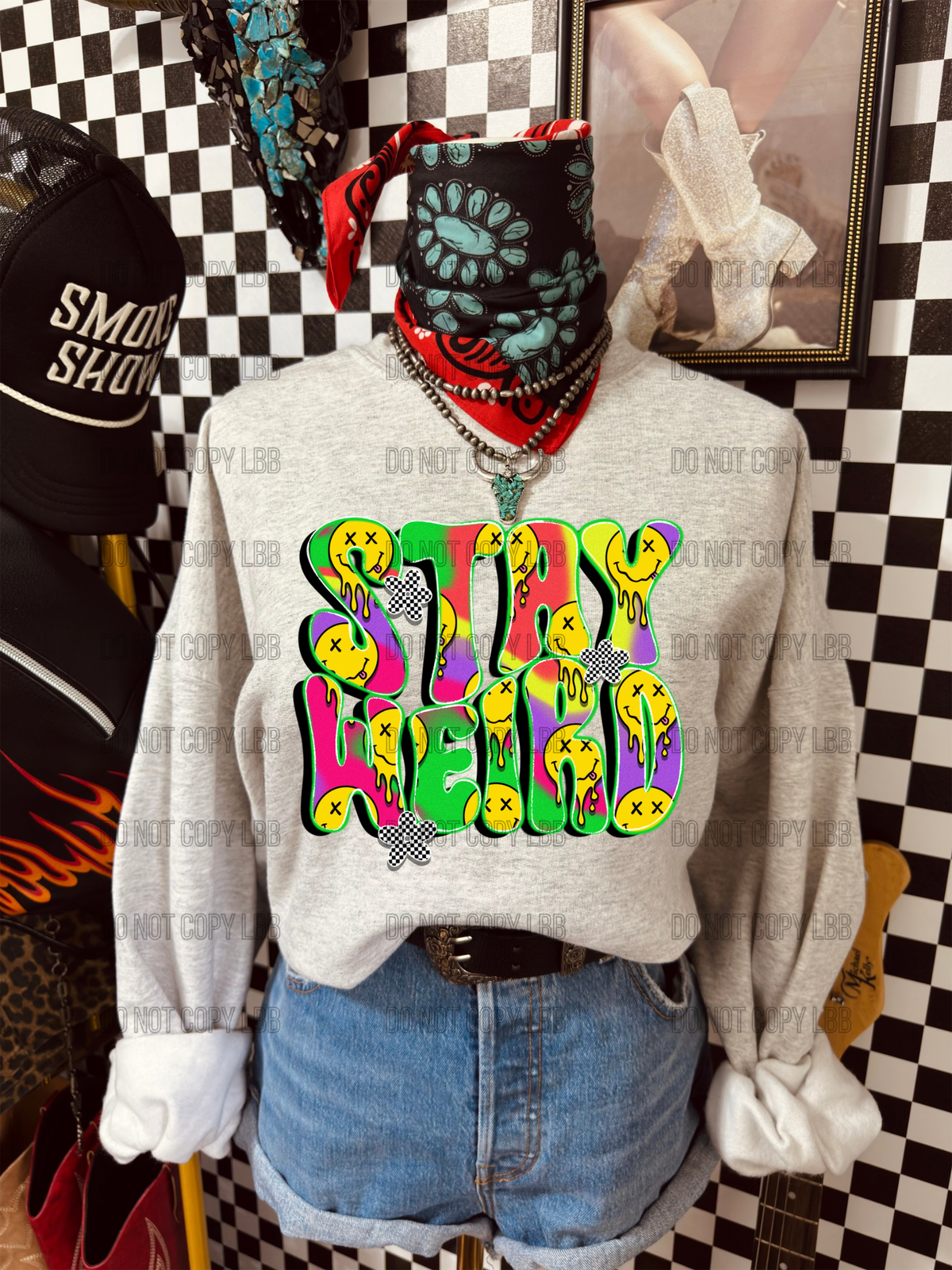 Stay weird DTF TRANSFER