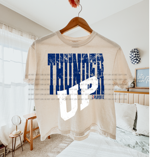 OKC thunder up DTF TRANSFER