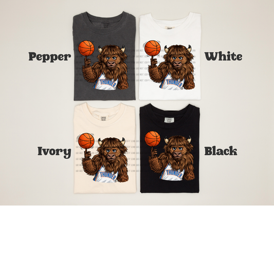 Thunder mascot DTF TRANSFER