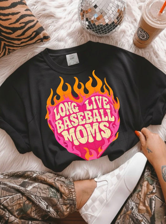 Long live baseball moms DTF TRANSFER