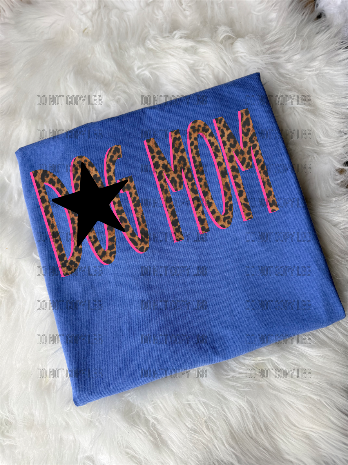 Dog mom animal print DTF TRANSFER