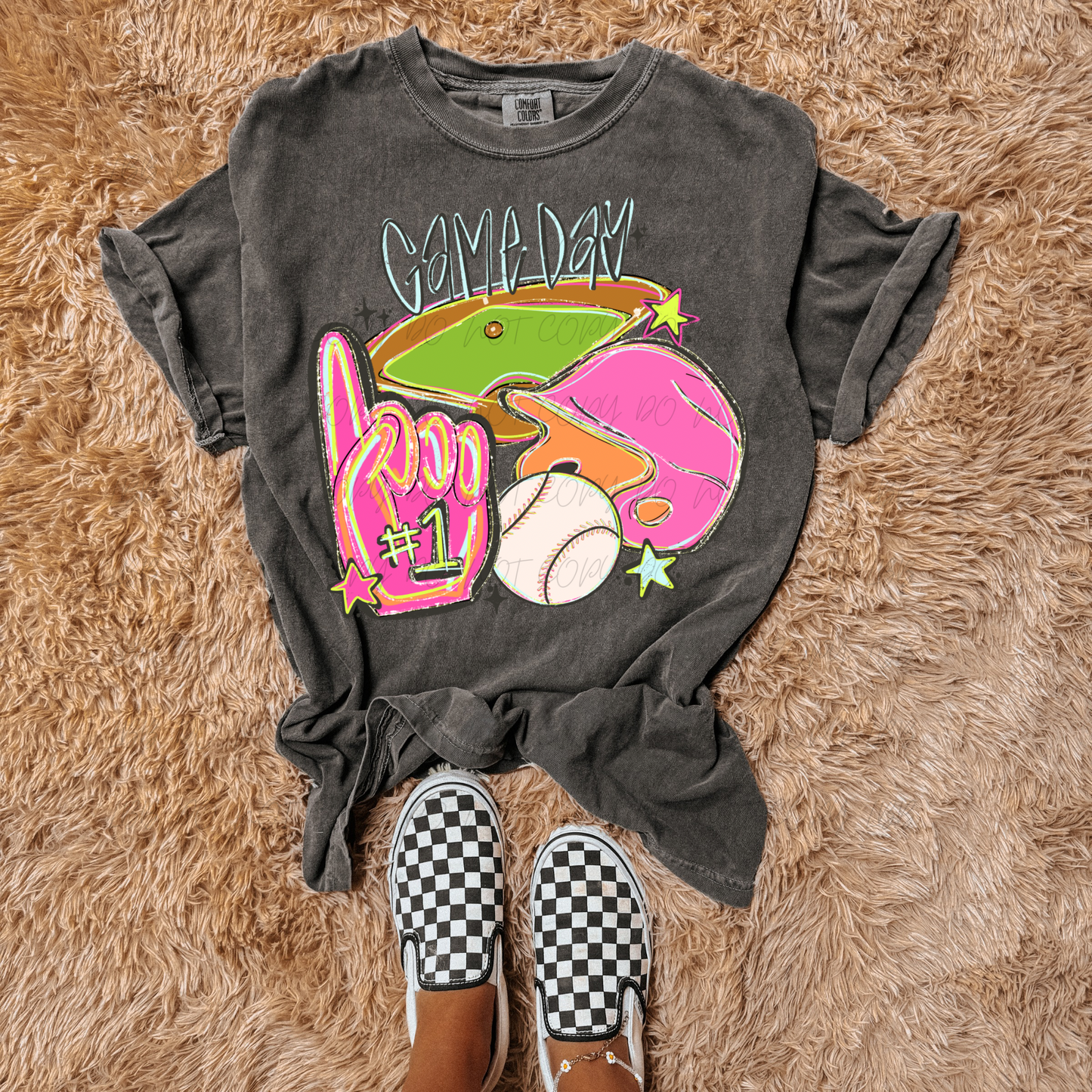 Mascots Neon Foam Finger Shirt