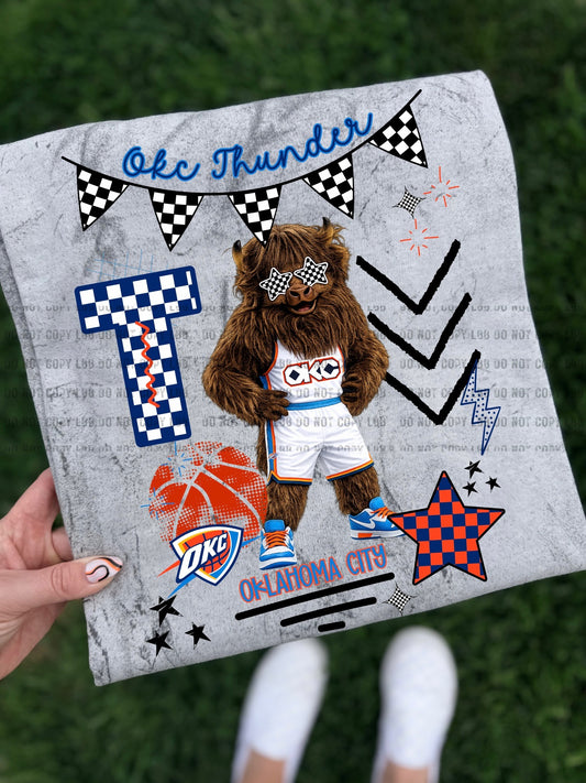 OKC collage DTF transfer