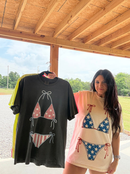RED STAR merica’ bikini
