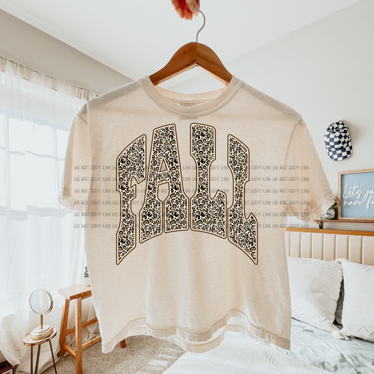 Fall leopard DTF TRANSFER