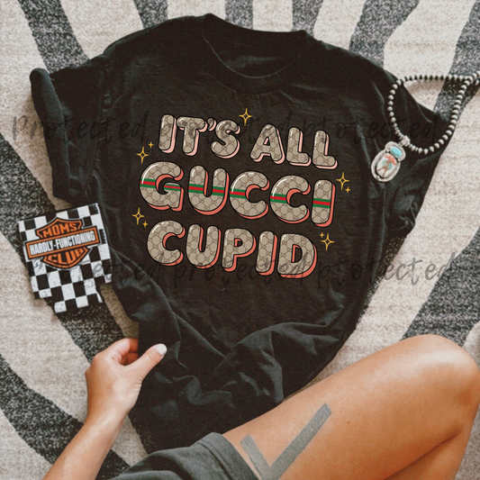 It’s all GUCCI Cupid DTF Transfer