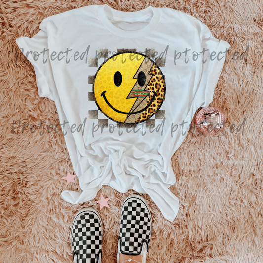Gucci smiley DTF Transfer