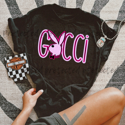 Gucci playboy DTF Transfer