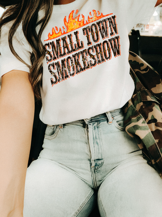 Small Town Smokeshow Flames DTF TRANSFER