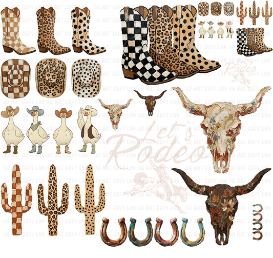 30"x28 " WESTERN PAINT PREMADE GANGSHEET